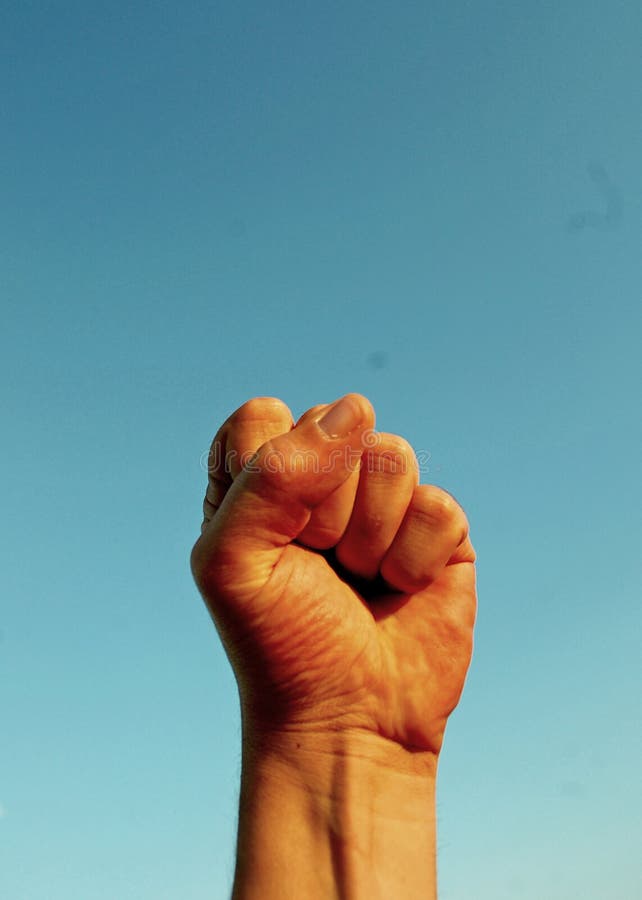 Photography Of Male Fist Rising Up Stock Image Image Of Expression Fight 190872985 