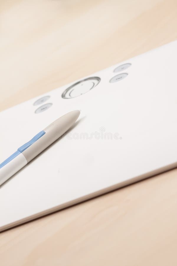 Photography Post Production with Graphic Tablet Stock Photo Image of