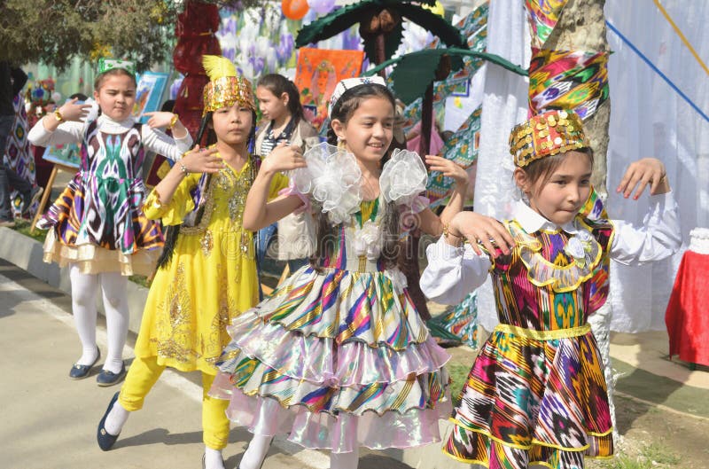 Jizzakh.Uzbekistan.March 2018. Holiday Navruz