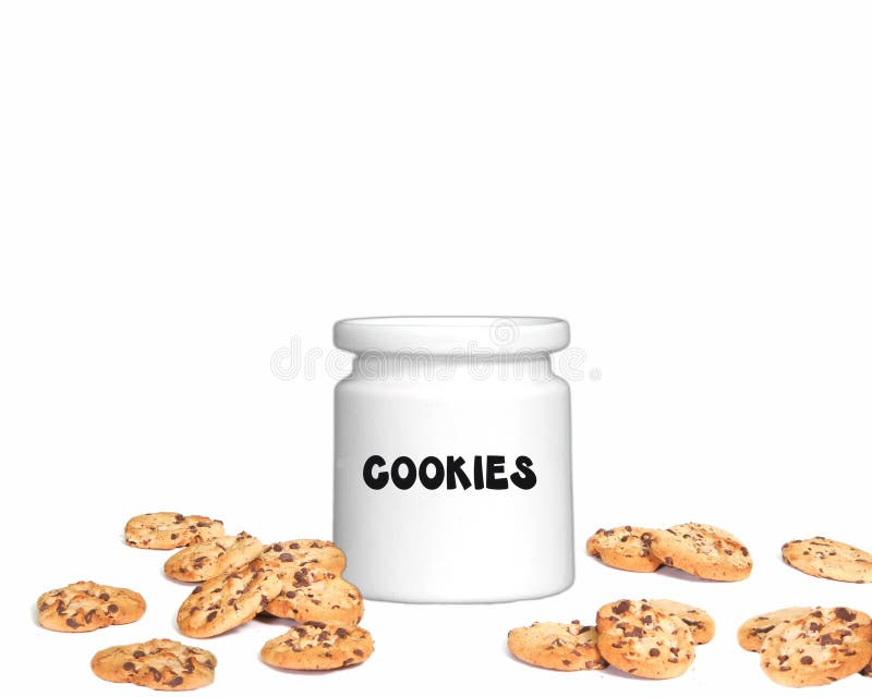 Photography Studio Set Cookie Jar With Chocolate Chip Cookies