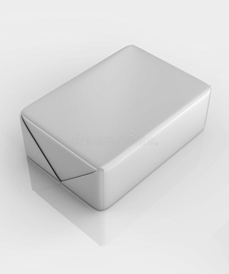 Download 3D Rendering, Packaging, Cube, Lard, Butter Stock ...