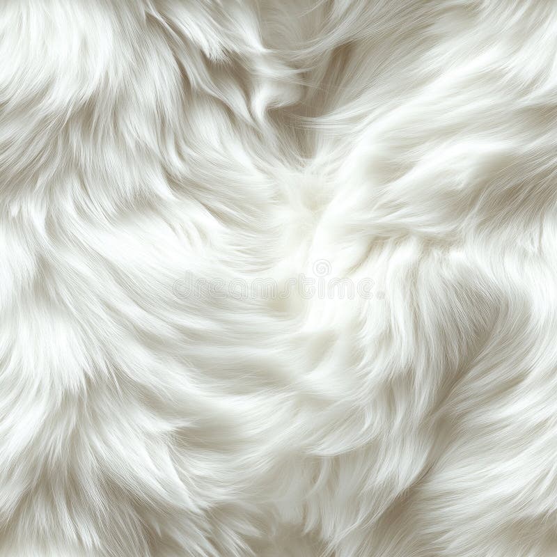 Photorealistic seamless texture of fluffy fur royalty free stock images