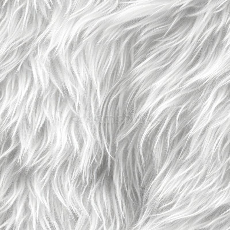 Photorealistic seamless texture of fluffy fur royalty free stock photography
