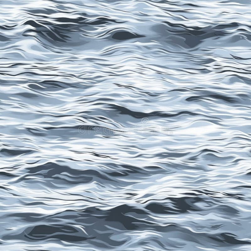 Photorealistic seamless texture of rainwater on calm river royalty free stock images