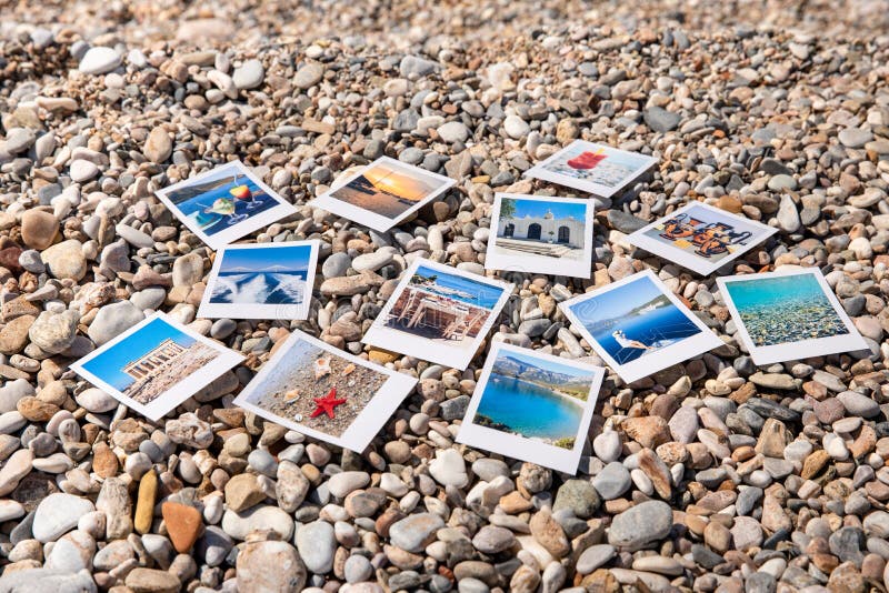 Photos of beautiful moments of happy summer holidays in Greece