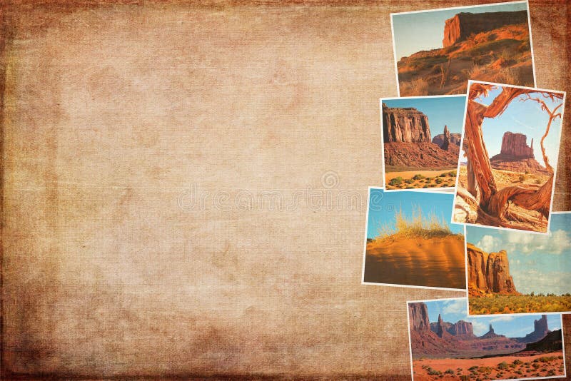 Photos de collage de vallée de monument, Arizona, Etats-Unis photographie stock libre de droits Photos de collage de vallée de monument, Arizona, Etats-Unis photographie stock libre de droits