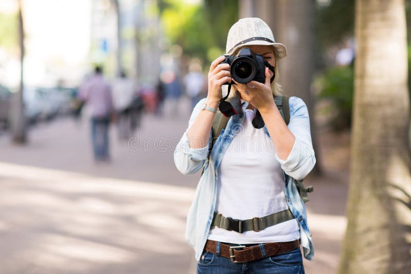 Photos de touristes de rue photo stock Photos de touristes de rue photo stock