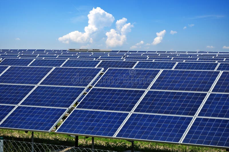 Photovoltaic solar power stock image. Image of blue, ecology 20183899