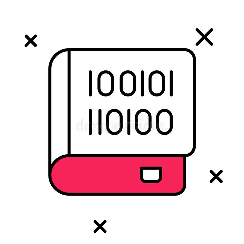 填充大纲书关于白色背景中的编程图标. 语言概念. php css xml html javascript学习. 矢量.