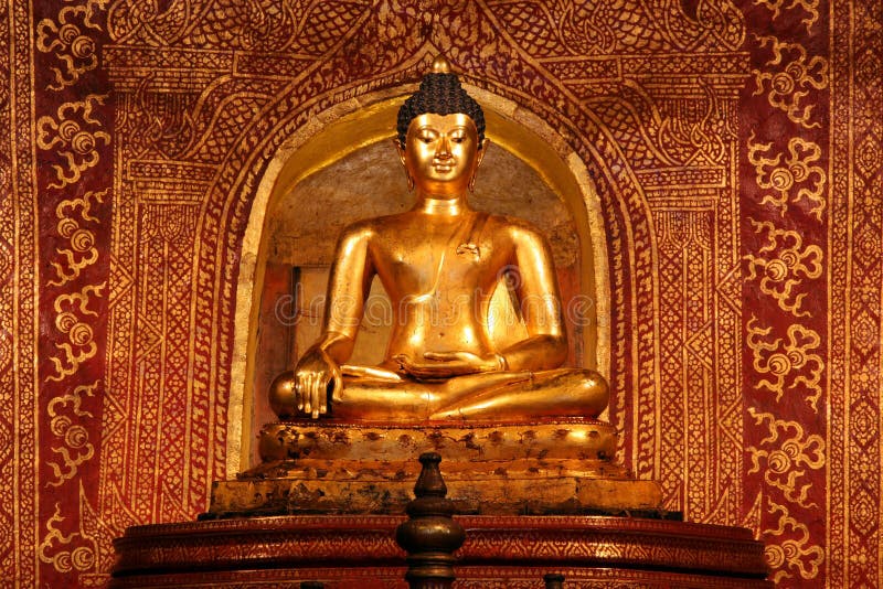 The Phra Buddha Sihing Statue Stock Image - Image of northern, antique ...