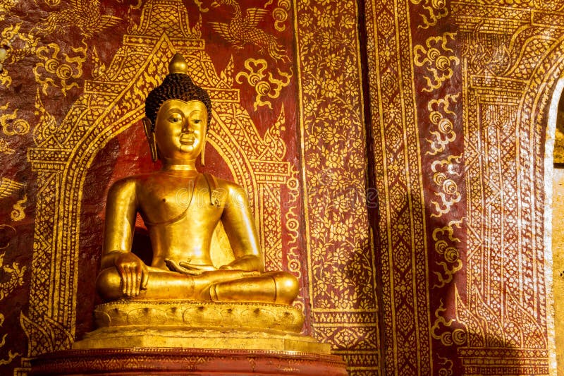 The Phra Buddha Sihing Statue in the Viharn Lai Kham at Wat Phra Singh ...