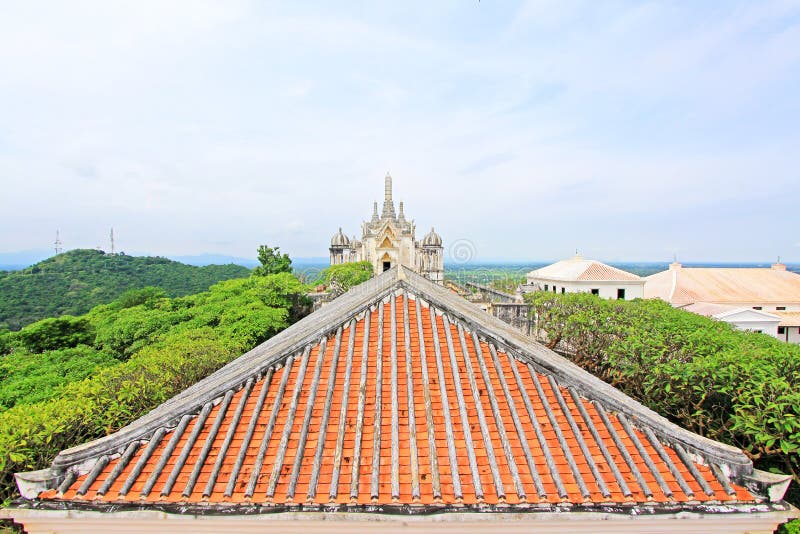 Phra Nakhon Khiri Historical Park, Phetchaburi, Thailand. Phra Nakhon Khiri Historical Park is a historical park in Phetchaburi, Thailand on a hill overlooking royalty free stock photography Phra Nakhon Khiri Historical Park, Phetchaburi, Thailand. Phra Nakhon Khiri Historical Park is a historical park in Phetchaburi, Thailand on a hill overlooking royalty free stock photography