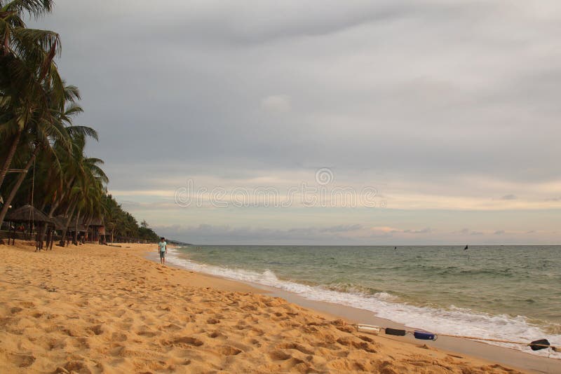 Phu Quoc, Viet Nam - November 2016: Beautiful Landscape with Blue Sea ...