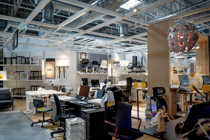 PHUKET, THAILAND JUNE 05, 2022 a Samples of the Interior in IKEA