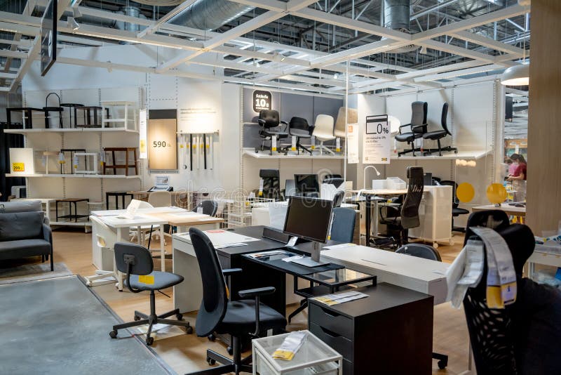 PHUKET, THAILAND JUNE 05, 2022 a Samples of the Interior in IKEA