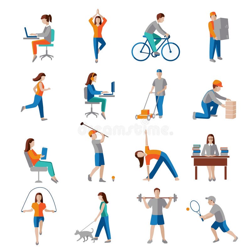 Sport aerobics healthy lifestyle concept group Vector Image