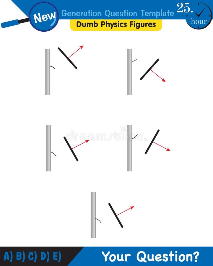 Physics, Wave Mechanics, Diffraction, Wave Train Stock Illustration
