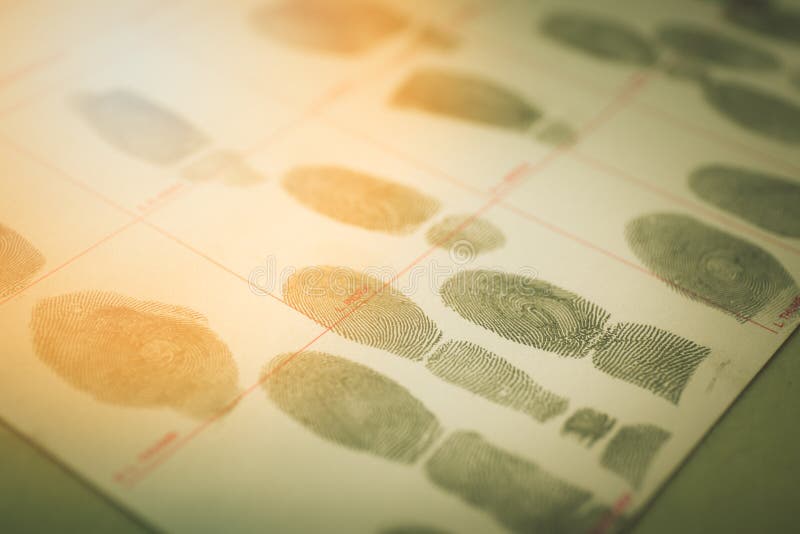 physiological biometrics concept for criminal record by fingerprint in cinematic tone royalty free stock images physiological biometrics concept for criminal record by fingerprint in cinematic tone royalty free stock images