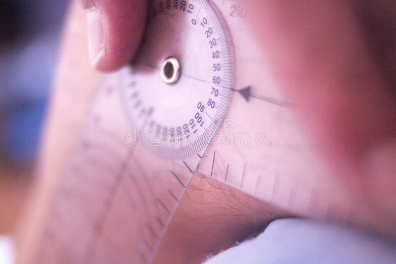 Physiotherapiegoniometer lizenzfreie stockbilder Physiotherapiegoniometer lizenzfreie stockbilder