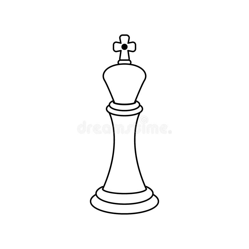 Xadrez. Ilustração Vetorial De Um Peão De Xadrez. Reis, Rainhas, Torres,  Ministros, Cavalos E Peões. Isolado Em Um Fundo Em Branco, Editável E  Mutável. Royalty Free SVG, Cliparts, Vetores, e Ilustrações Stock.