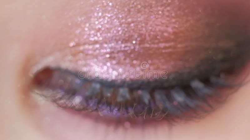 Pi? kny kobiety Brown oka wakacje makeup Makija? u zako? czenie M? odej Kobiety oka makro- kr? tkop? d Smokey, Dymi? cy oczy makeup zbiory
