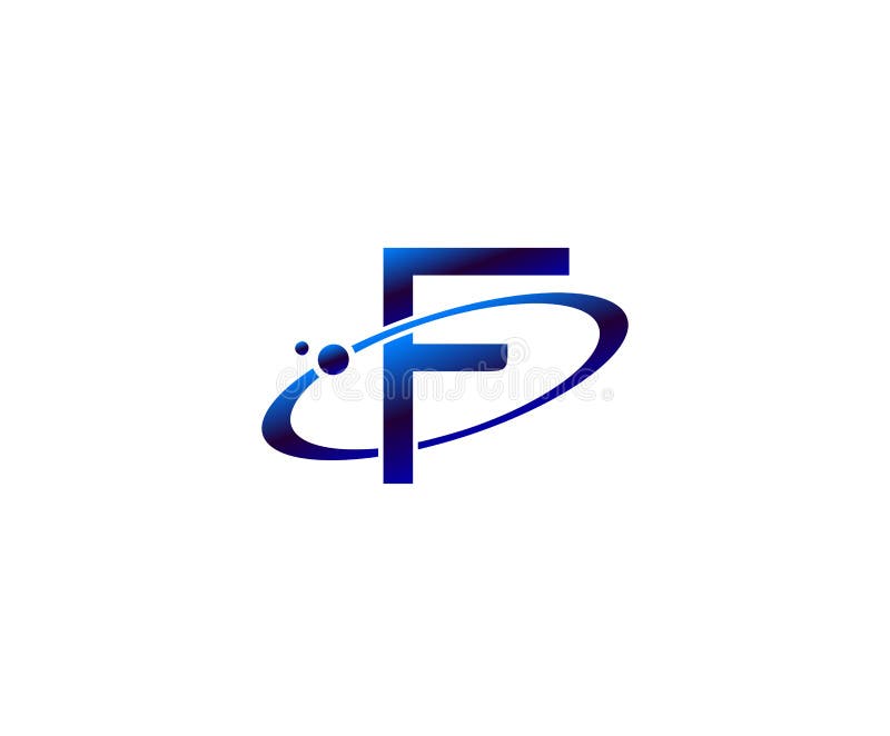 Pianeta di lettera. modello di progettazione di un logo per la forma a anello rotondo di un logo di un anello di cerchio logo di u illustrazione di stock