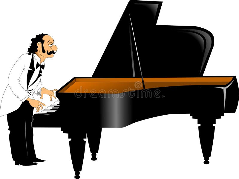 pianista ilustracji pianista ilustracji