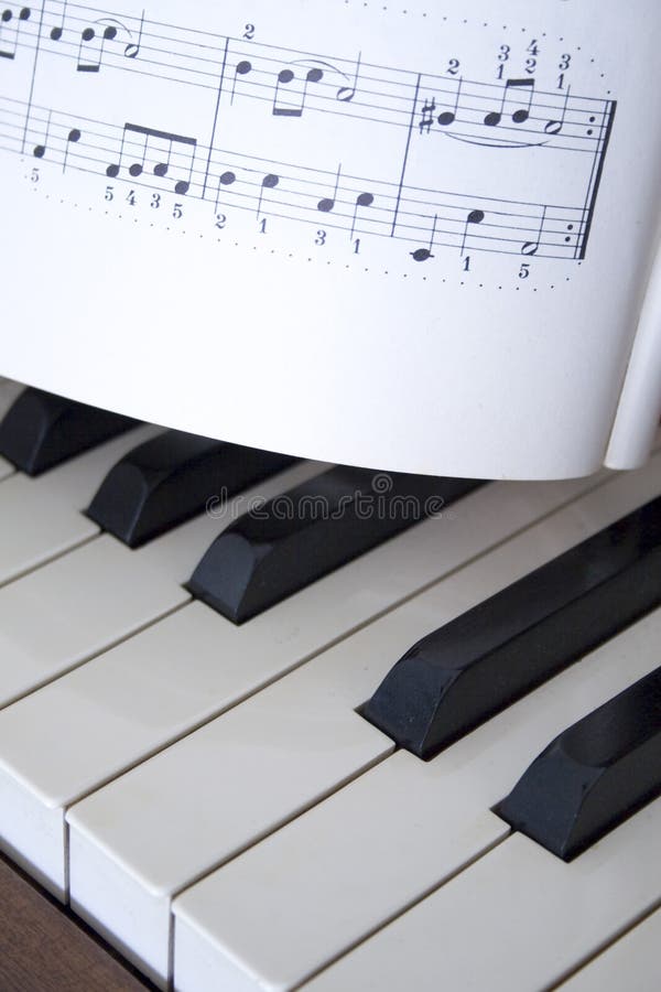 Piano and sheet music stock photo. Image of sheet, black 1550252