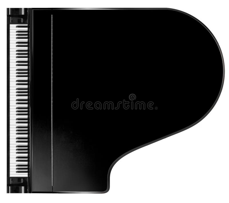 Piano from above stock image. Image of antique, shineebony - 8156809