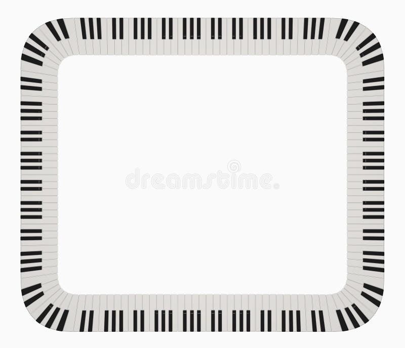 Piano frame stock illustration. Illustration of black 4995621