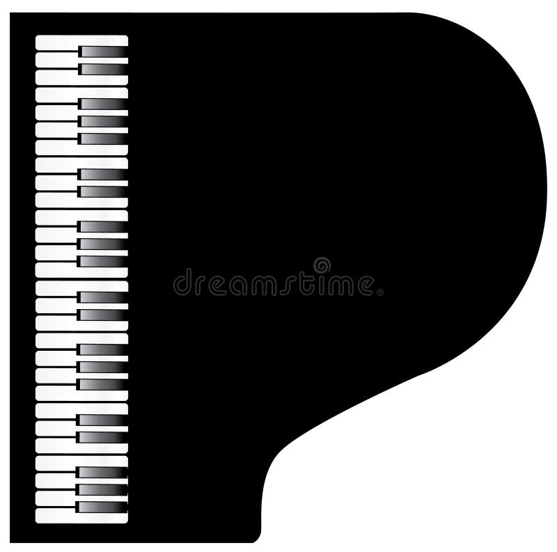 Piano stock vector. Illustration of ebony, instrument - 36704558