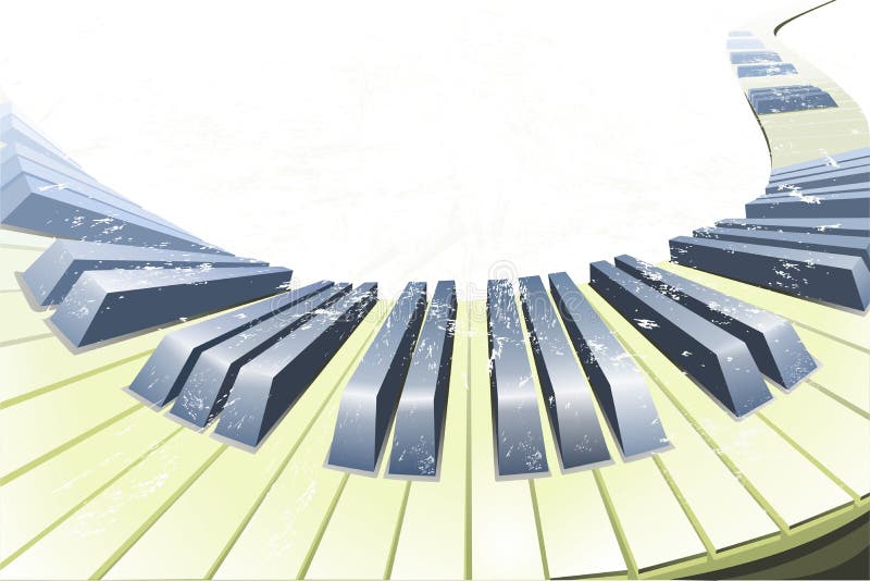 Wavy Piano Keys Stock Illustrations – 143 Wavy Piano Keys Stock