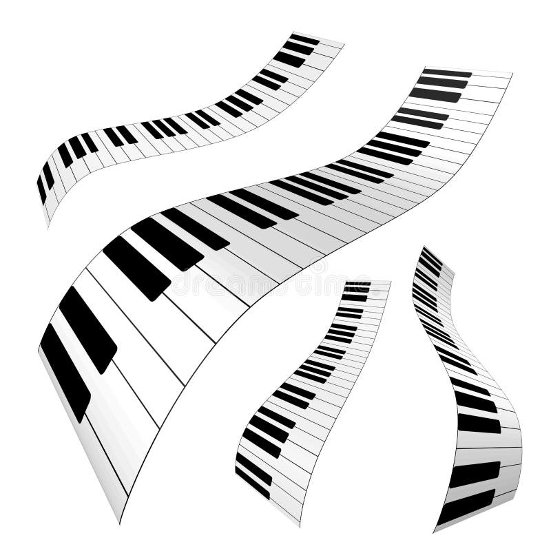 Download Piano keys stock vector. Illustration of band, classical ...