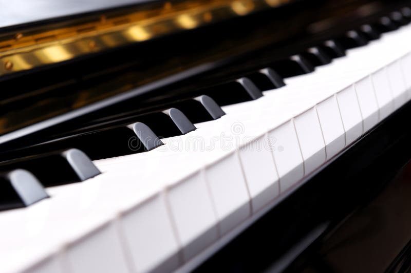 Piano keys royalty free stock photo