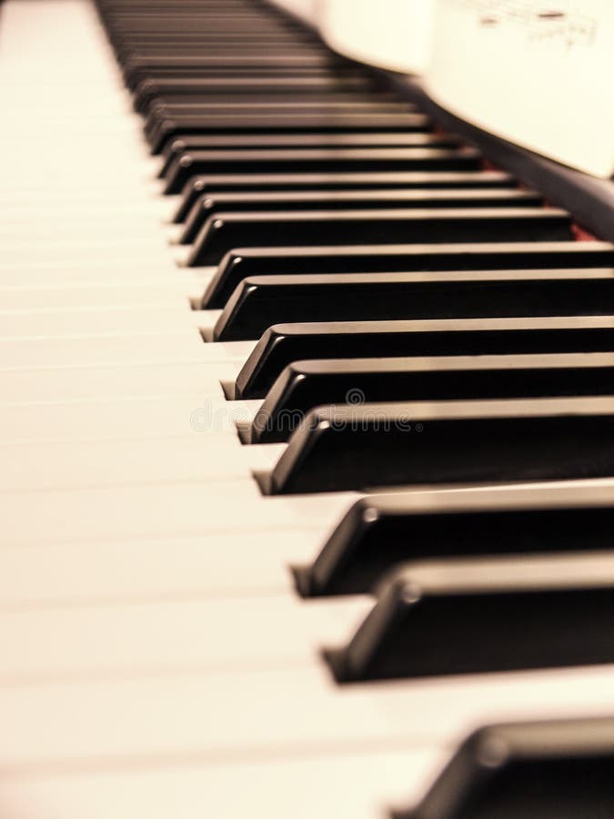 Piano keys stock image. Image of entertainment, classical 32738573