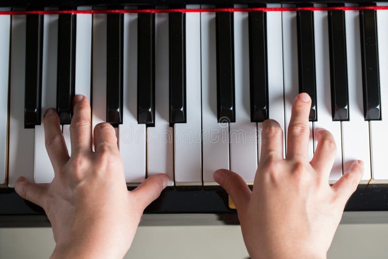 Piano keys stock image. Image of closeup, concert, play - 58122115
