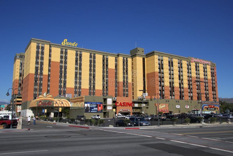 Piaski hotel i kasyno w Reno, Nevada obraz stock Piaski hotel i kasyno w Reno, Nevada obraz stock