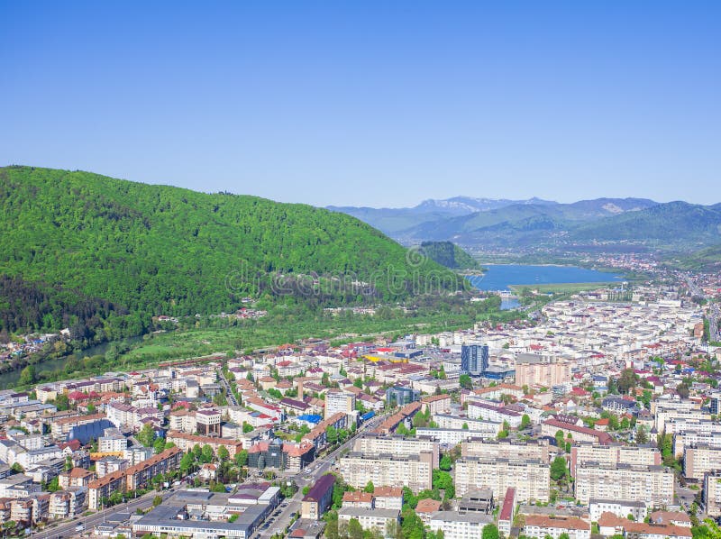 Mega Travel Piatra Neamt Piatra Neamt City in Summer. Romania Stock Photo - Image of neamt