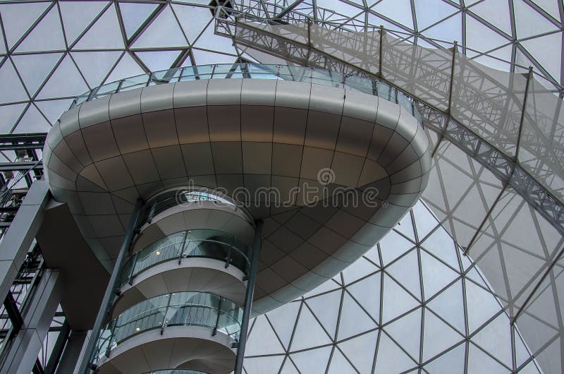 Terrazza panoramica di Victoria Square immagini stock libere da diritti