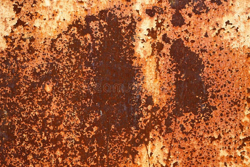 Piatti di metallo arrugginiti - fondo industriale grungy della costruzione immagini stock