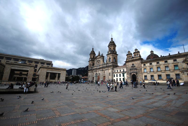 Piazza Bolivar - Bogota stockfotos Piazza Bolivar - Bogota stockfotos