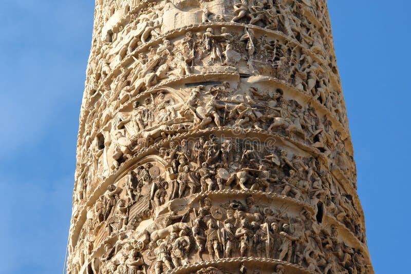 Piazza Colonna Rome Obelisk Detail