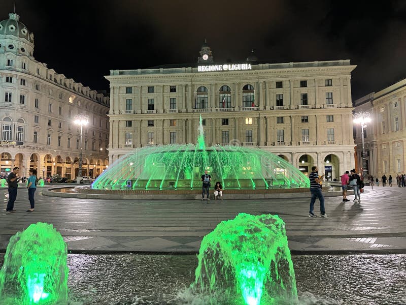 Piazza De Ferrari is the main square of Genoa. Situated in the heart of the city between the historical and the modern center, Piazza De Ferrari is renowned for its fountain, which was restored in recent years along with a major restyling of the square. Piazza De Ferrari is the main square of Genoa. Situated in the heart of the city between the historical and the modern center, Piazza De Ferrari is renowned for its fountain, which was restored in recent years along with a major restyling of the square.