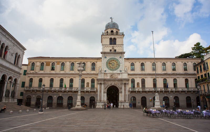 Piazza dei Signori, Padua royalty-vrije stock afbeelding Piazza dei Signori, Padua royalty-vrije stock afbeelding