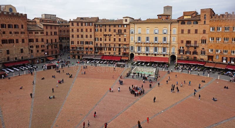 Piazza del Campo, Siena, Italy royalty free stock photography Piazza del Campo, Siena, Italy royalty free stock photography