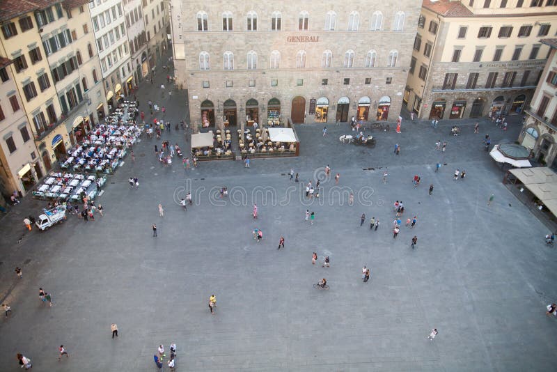 Piazza Della Signoria in Florence, Italy. royalty free stock images Piazza Della Signoria in Florence, Italy. royalty free stock images