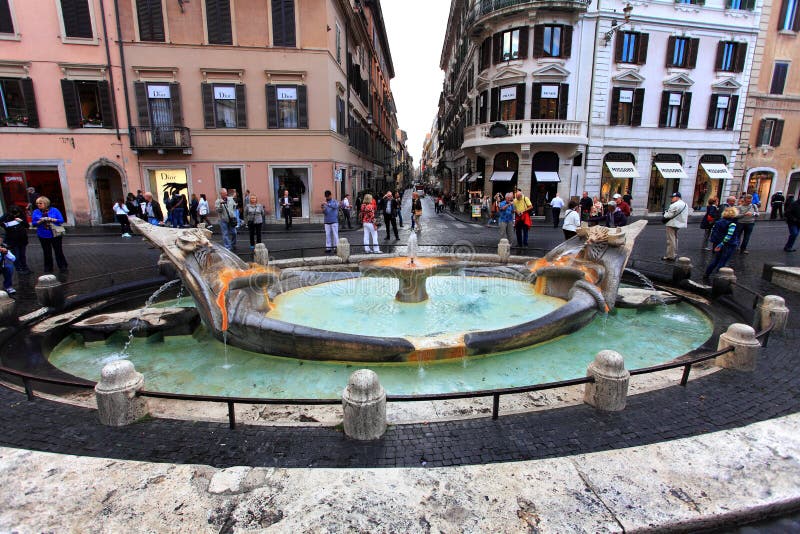Piazza di Spagna, Roma fotos de archivo libres de regalías Piazza di Spagna, Roma fotos de archivo libres de regalías