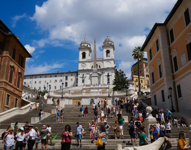 Piazza di Spagna - Roma, Italia - punti spagnoli fotografie stock Piazza di Spagna - Roma, Italia - punti spagnoli fotografie stock