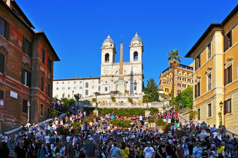 Piazza Di Spagna w Rzym, Włochy obrazy stock Piazza Di Spagna w Rzym, Włochy obrazy stock