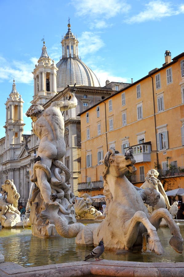 Piazza Navona, Rome stock image Piazza Navona, Rome stock image
